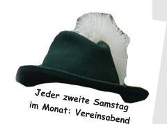 Jeder zweite Samstag im Monat: Vereinsabend