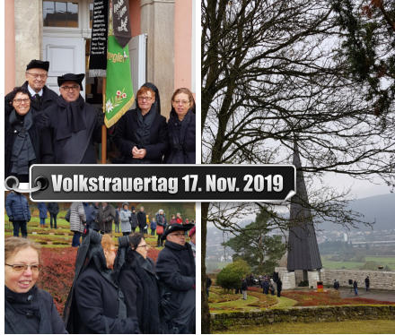 Volkstrauertag 17. Nov. 2019