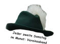 Jeder zweite Samstag im Monat: Vereinsabend
